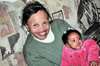 Great Grandma Julia and me